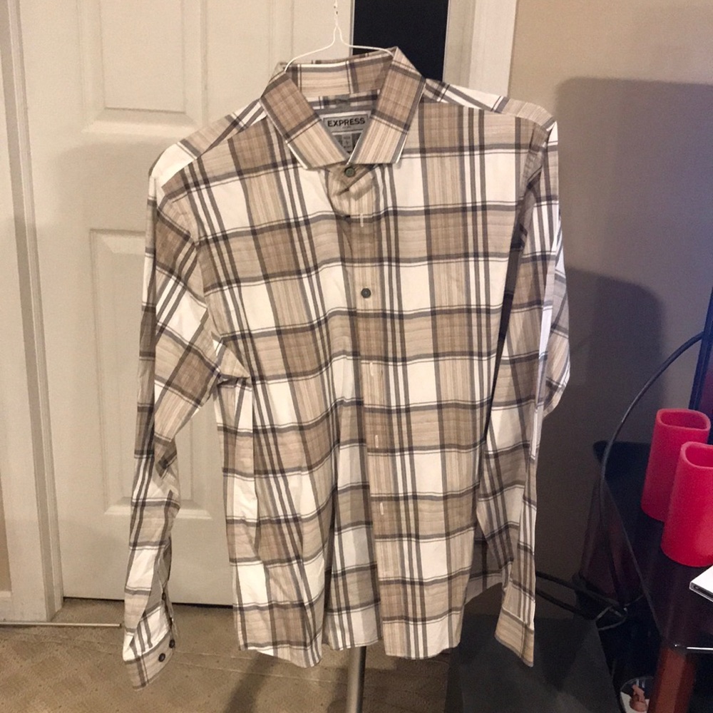 express fitted button down